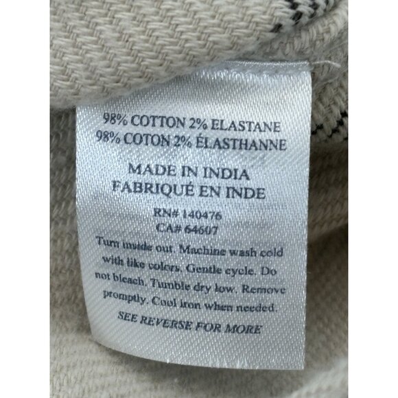 Faherty Daly Shirt Olivia Plaid Women’s Medium Flannel Tan Beige Button Up - Picture 9 of 16